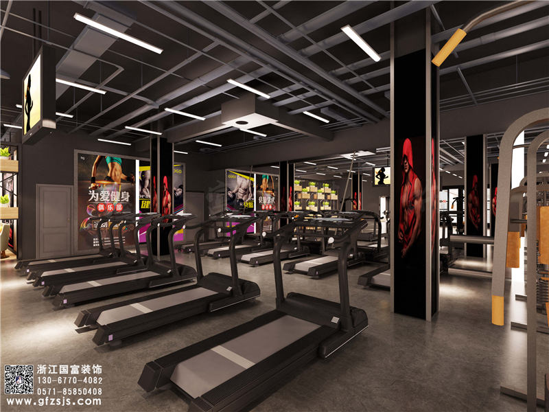 杭州健身房设计装修，健身房装修设计不可忽视的要点