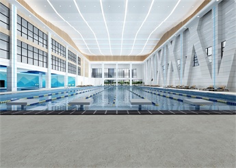 杭州游泳馆设计装修效果图