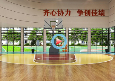 篮球羽毛球馆设计全景案例